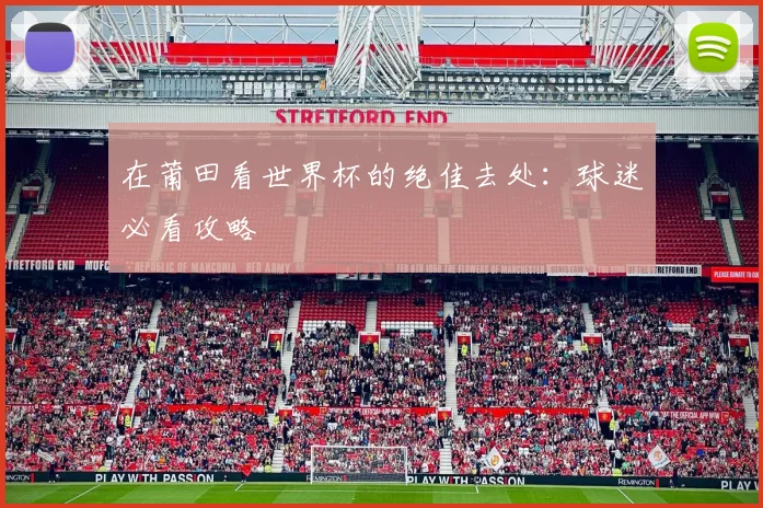 在莆田看世界杯的绝佳去处：球迷必看攻略